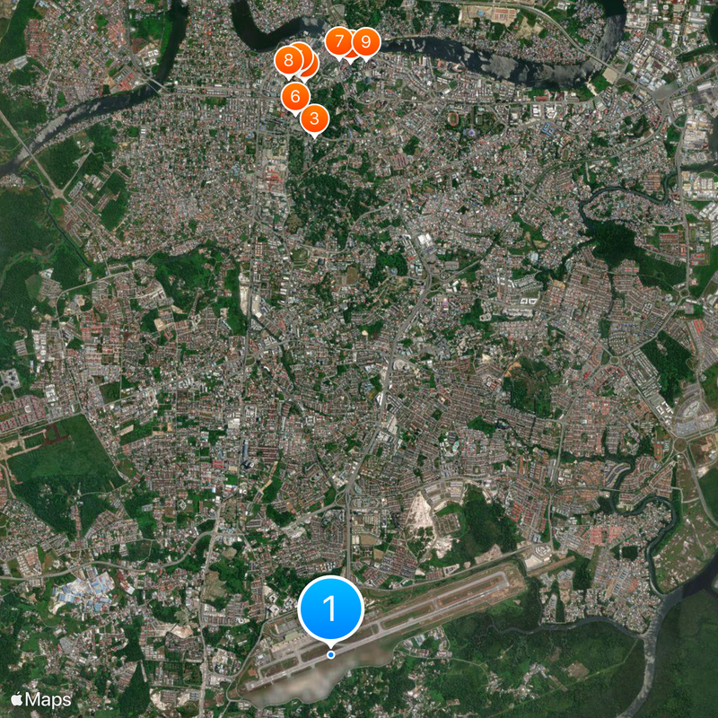 Kuching International Airport Map