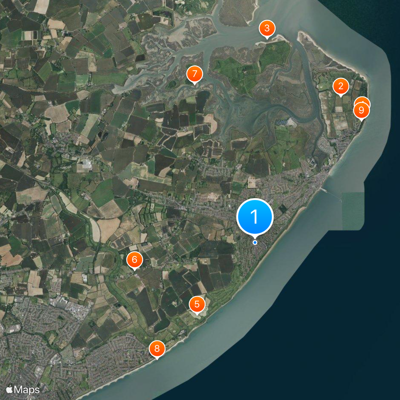 Frinton-on-Sea Map