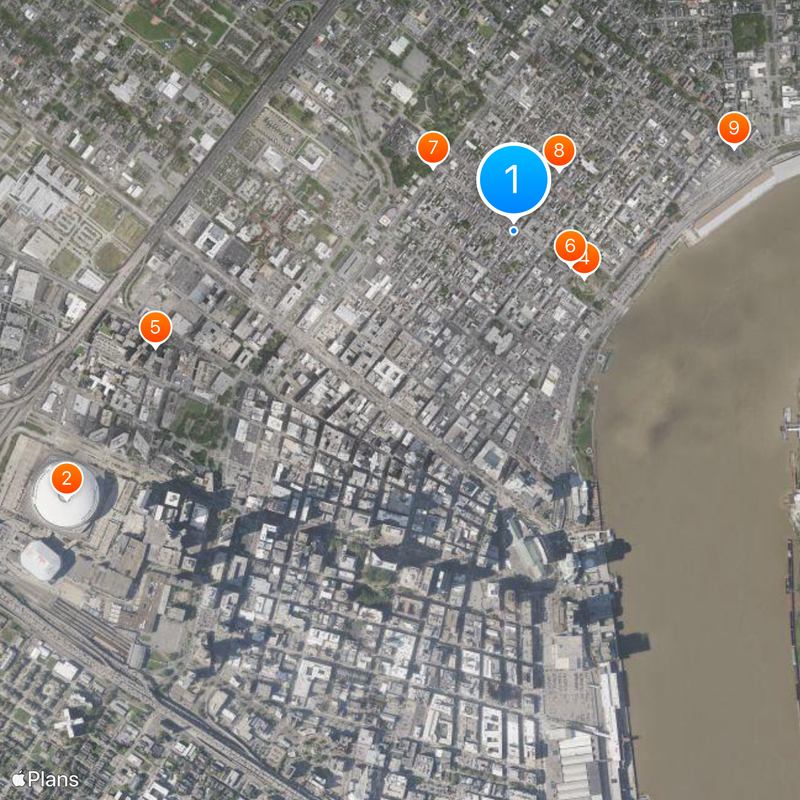 Bourbon Street Karte