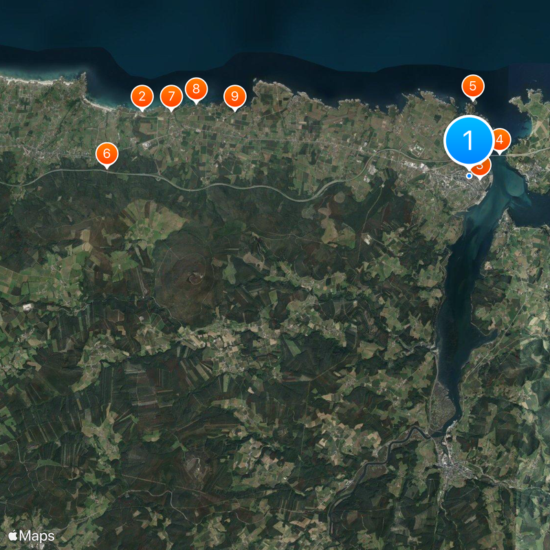 Ribadeo Mapa