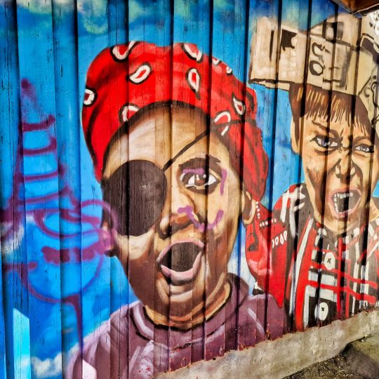 Muurschildering, kunstwerk