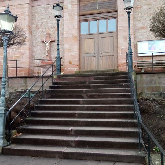 Fußweg Friedhofsweg 1 in Leidersbach