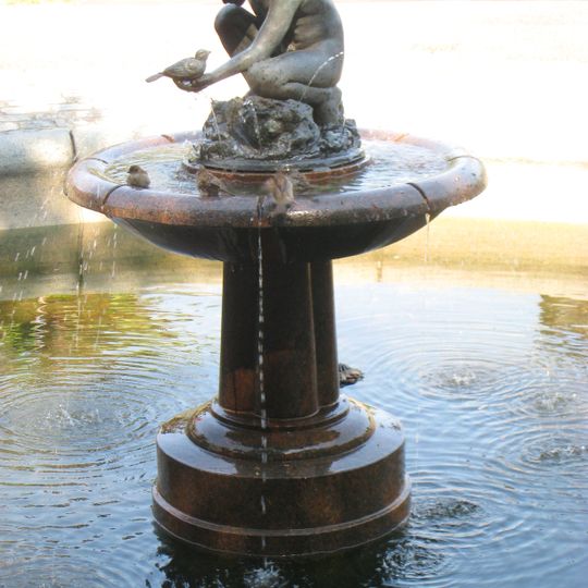 Boy and Bird Fountain