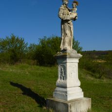 Statue of Saint Anthony of Padua near Popice