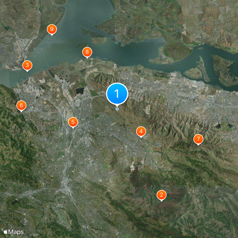 Concord Naval Weapons Station Map