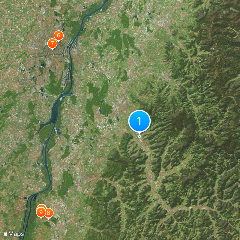 Arrondissement de l'Ortenau Carte