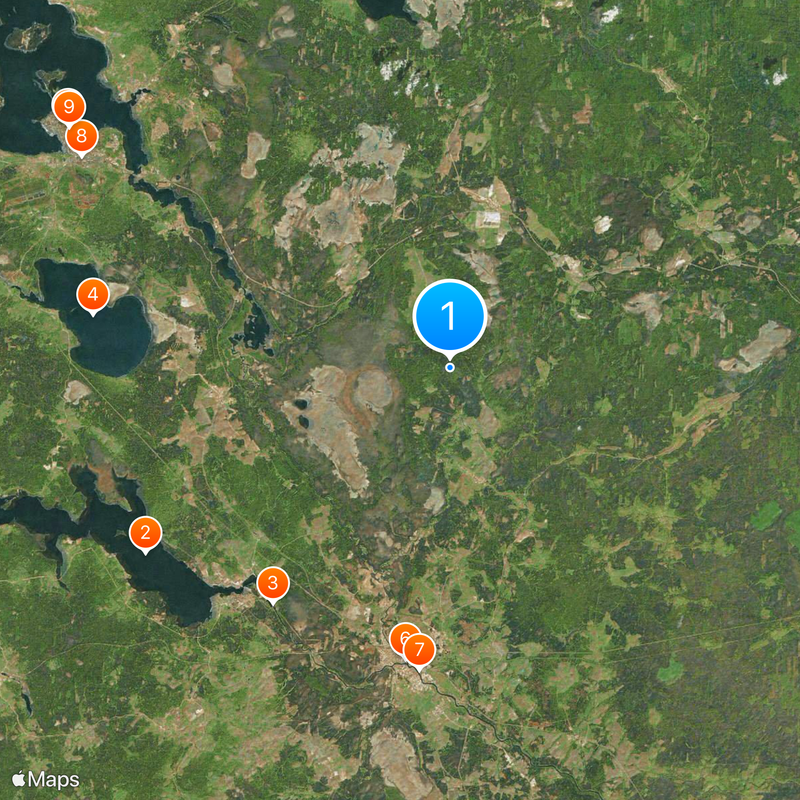 Valdai Hills Map