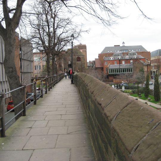 Part Of City Wall From The Newgate To Barnabys Tower