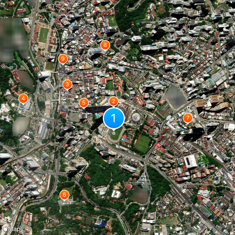 Stadium Merdeka Karte