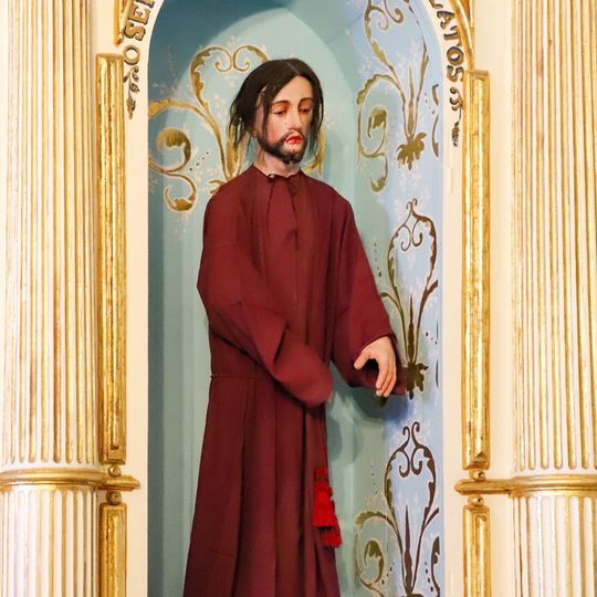 O Senhor na presença de Pilatos