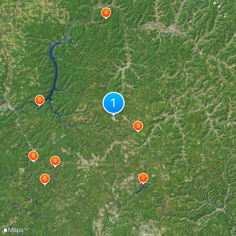 Federal Correctional Institution, McKean Map