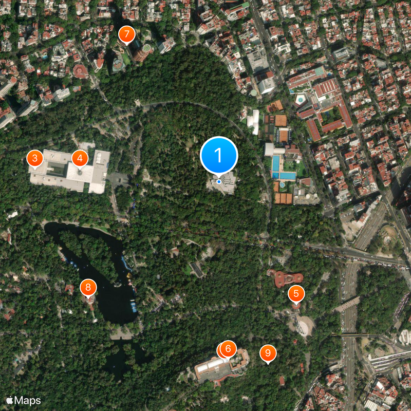 Museo Tamayo Arte Contemporáneo Karte