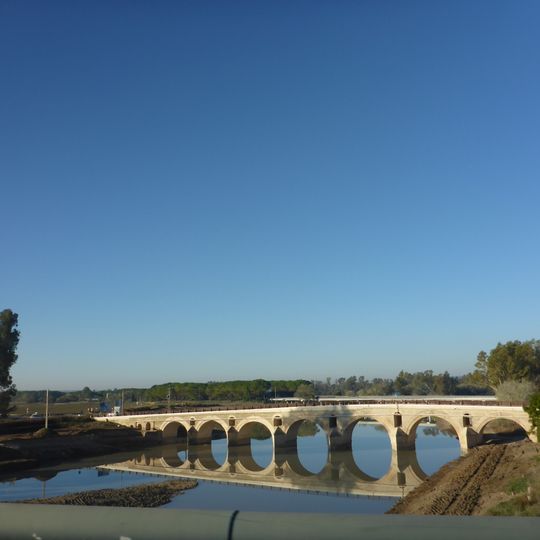 Puente de la Cartuja sobre el Río Guadalete