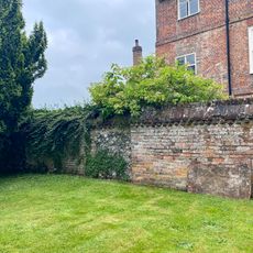 Garden Walls To West Of The Manor House And Continuing Round North Side Of Churchyard