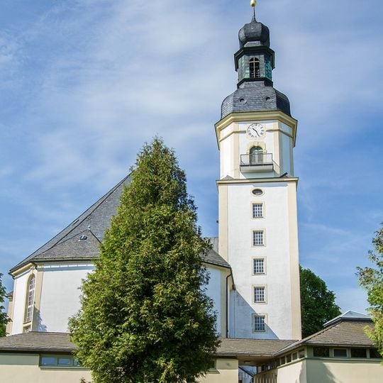 Dorfkirche Pretzschendorf, einschl. Kirchhof, Kriegerdenkmal Zur Kirche 12a