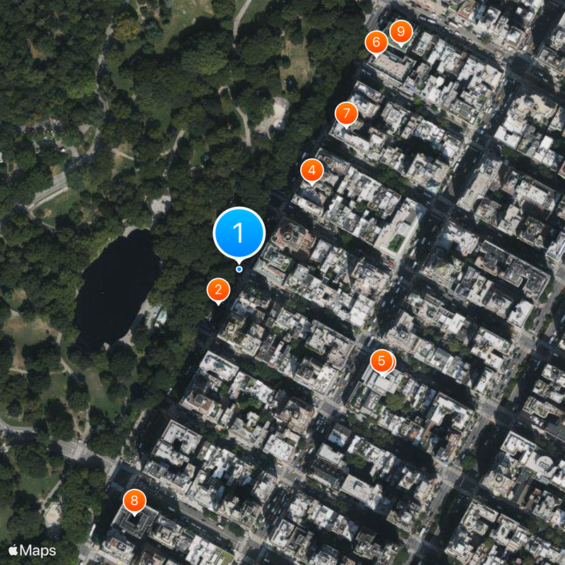 Von Steuben Day Mappa