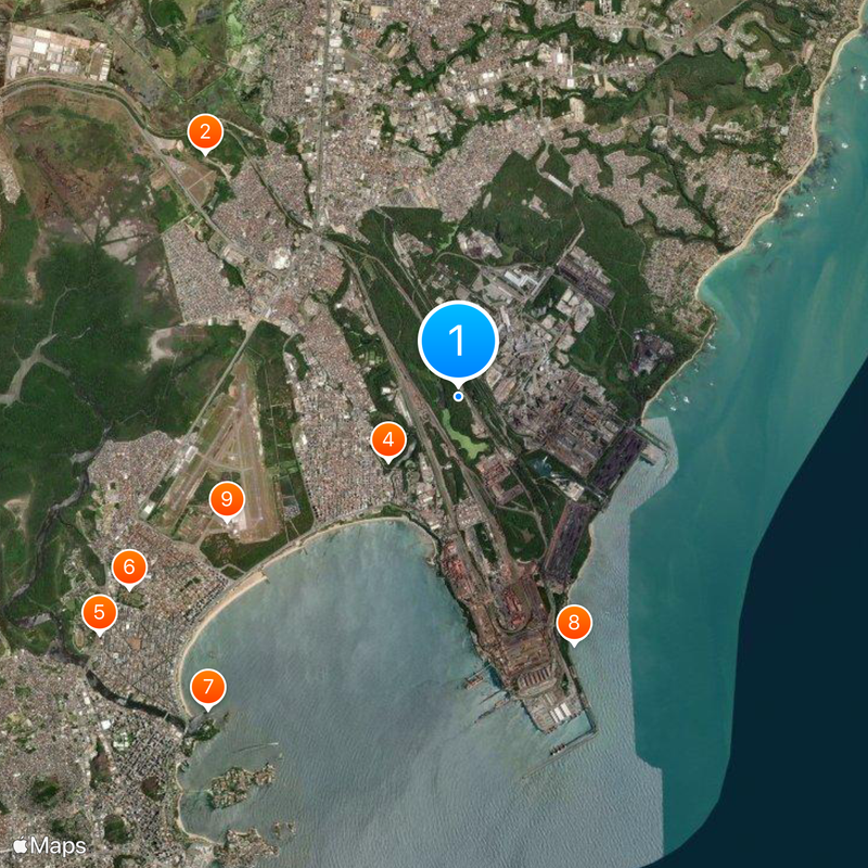 Espírito Santo Mappa