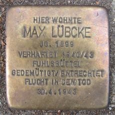 Stolperstein en memoria de Max Lübcke