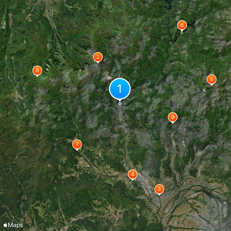Minakami Station Mapa