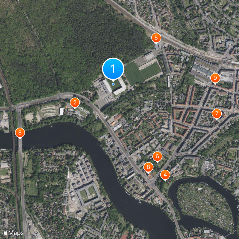 Stadion An der Alten Försterei Map