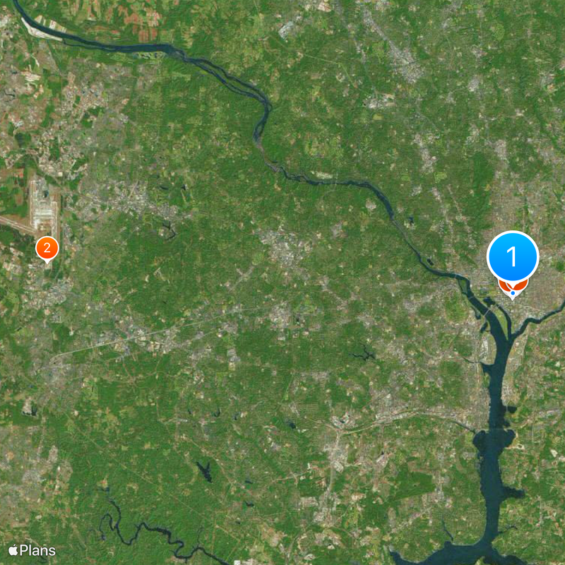 National Museum of the American Indian Kaart