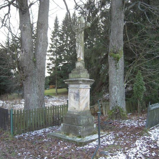 Boží muka u hostince U křížku v Malé Morávce