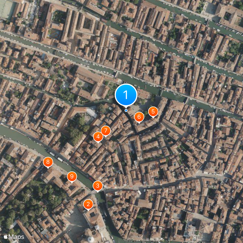 Venetian Ghetto Map