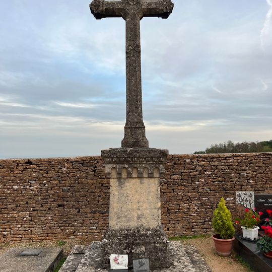 Croix de cimetière de Burgy