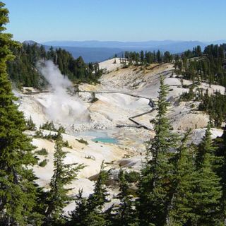 Geothermal areas in Lassen Volcanic National Park