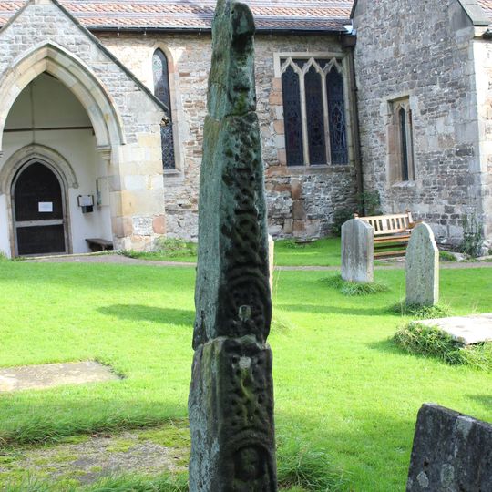 Anglo-Scandinavian cross, 12m south of the south porch of the Church of the Holy Cross
