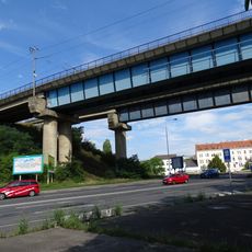 Railway bridges over Čuprova street