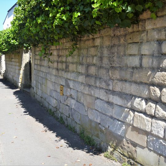 Boundary Wall, Three Gate Piers And Gate To Number 1