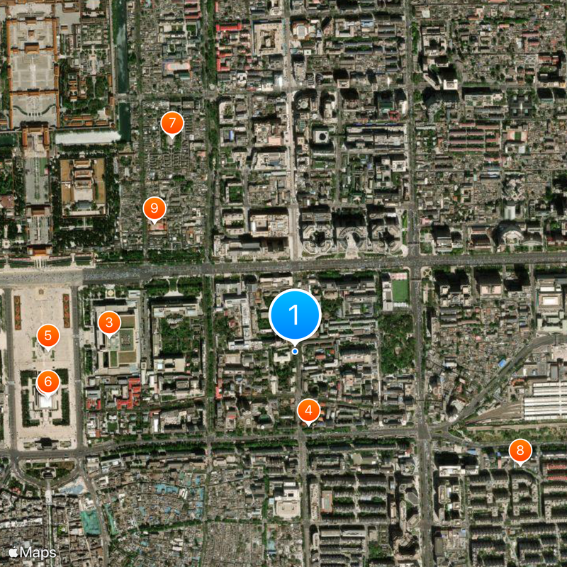 Supreme People's Court of the People's Republic of China Map