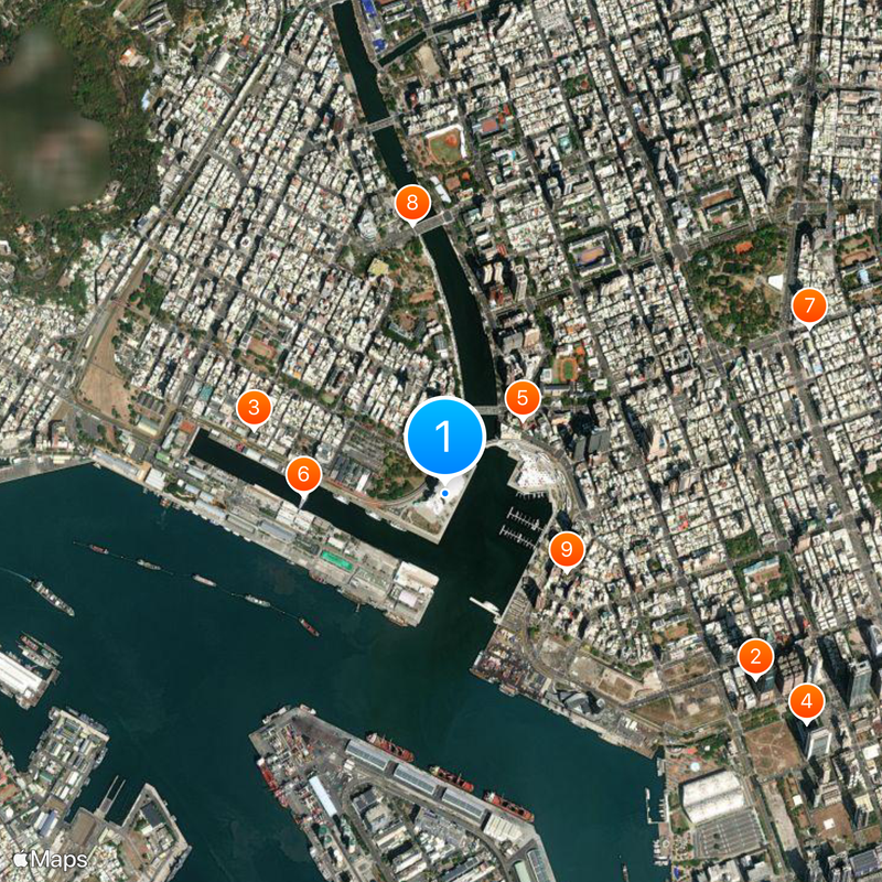 Centre de la Culture Maritime et de la Musique Populaire de Kaohsiung Carte