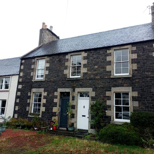 Town Yetholm, High Street, Dunbridge House And Hudson House