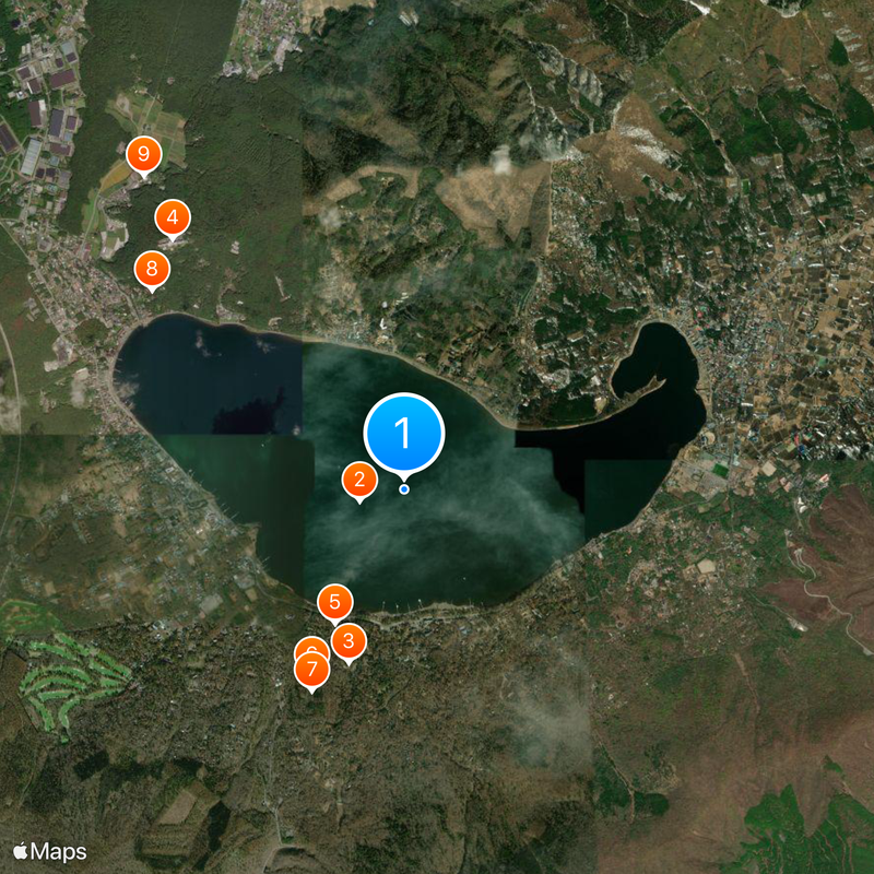 Lake Yamanaka Map