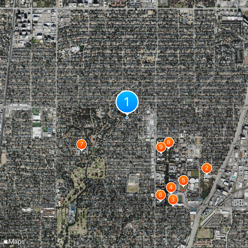 University Park Mappa