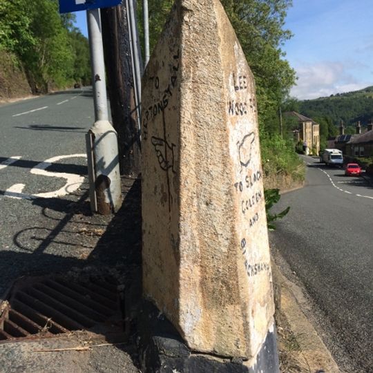 Guide Post At Junction With Northwell Lane