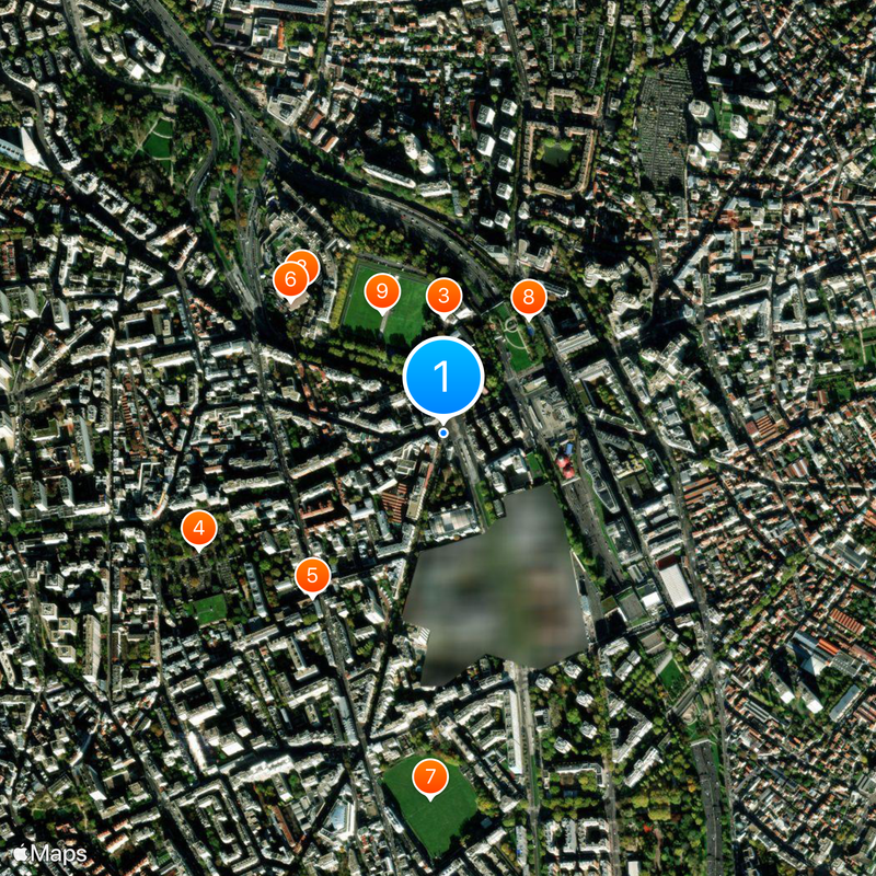 Porte des Lilas Map