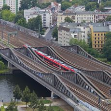 Railway bridge over the Havel in Berlin-Spandau