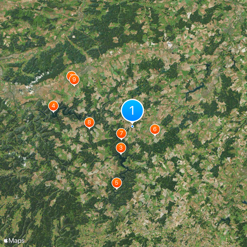 Saale-Orla-Kreis Karte