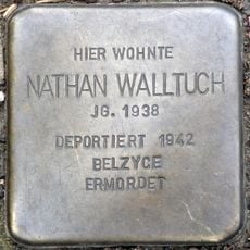 Stolperstein em memória de Nathan Walltuch