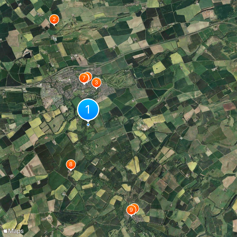 Lennoxlove House Mapa