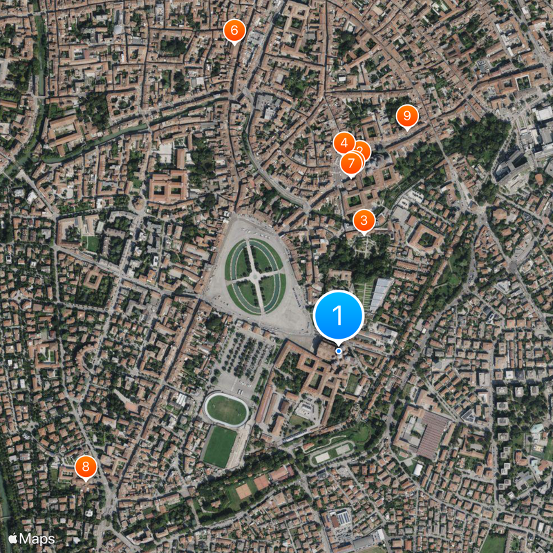 Abbey of Santa Giustina Map