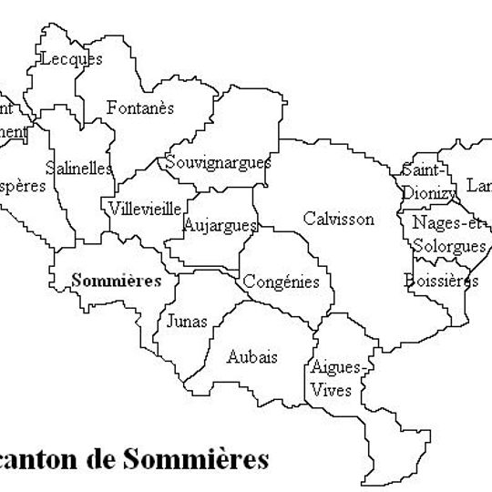 Cantón de Sommières