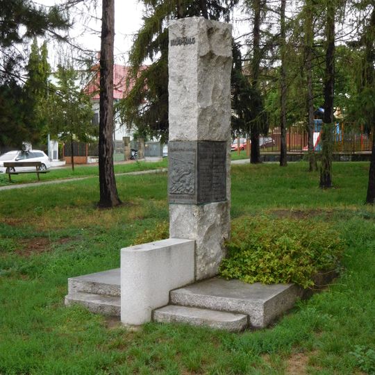 World War II memorial in Hloubětín