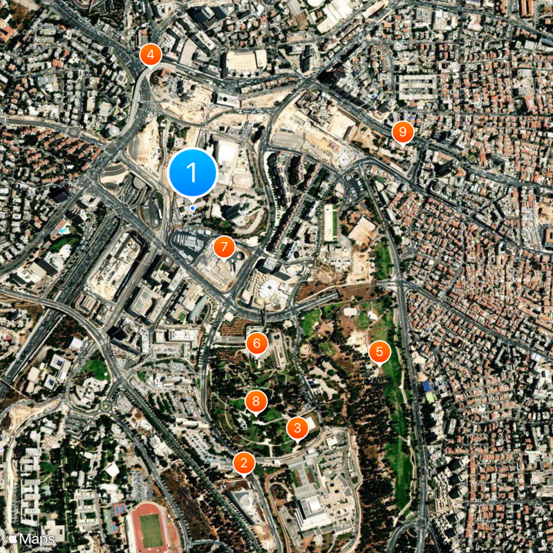 Bituah Leumi Map