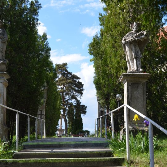 Socha sv. Jána Nepomuckého, socha-kópia