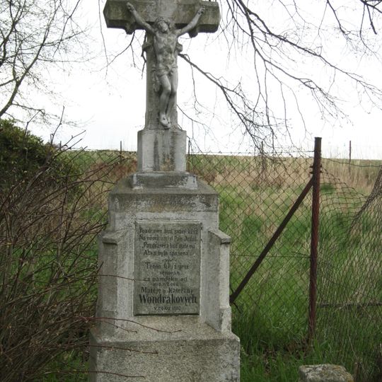 Kříž na východním okraji Jeclova