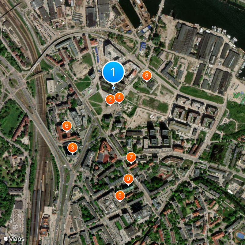 European Solidarity Centre Kaart